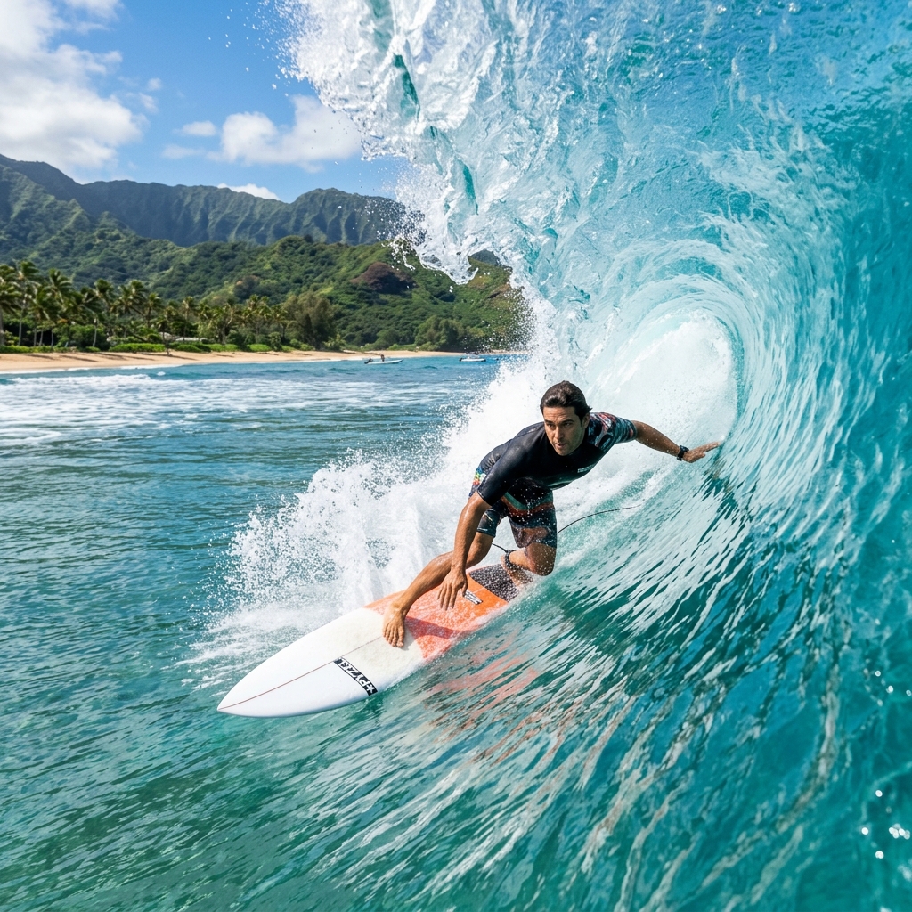 Surfing Action